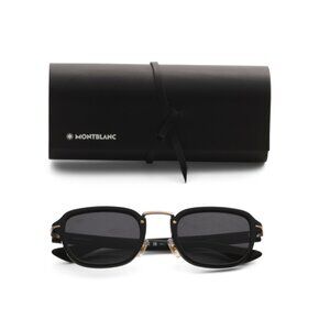 MONT BLANC Black 52mm Designer Sunglasses